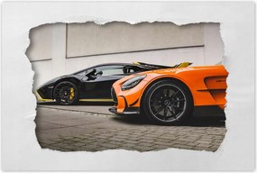 Poszterek 90x60 Mercedes V8 Biturbo Auto