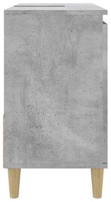 betonszürke szerelt fa fürdőszobaszekrény 65 x 33 x 60 cm