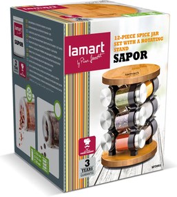 Lamart LT7051 Sapor 12 darabos fűszer készlet