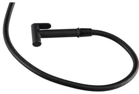 Aqualine - Zuhanyzós bidécsap rejtett beépítéshez matt fekete