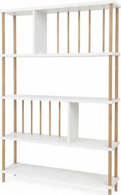 Könyvespolc, fehér, 90 cm – Peka145