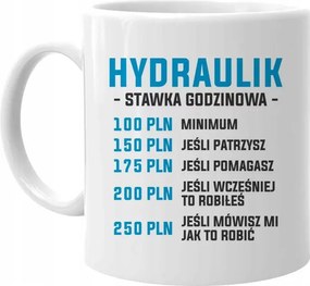 Vízvezeték szerelő óradíj ajándék bögre