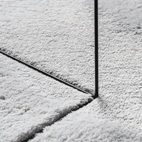 HUARTE szürke rövid szálú puha és mosható szőnyeg 200 x 280 cm