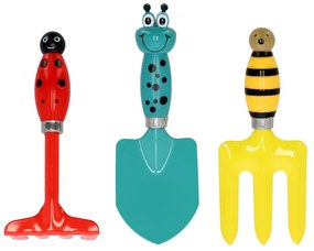 Gyerek kerti szerszám szett, katica, béka, méhecske