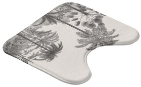 Fekete-bézs fürdőszobai kilépő WC-hez 45x45 cm Cocoty – douceur d'intérieur