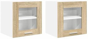 Függő szekrény Riga 2 pcs Sonoma tölgy 40 x 31 x 40 cm Faanyag