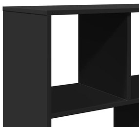 fekete szerelt fa térelválasztó 100 x 33 x 156,5 cm