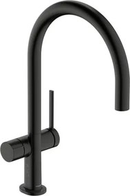 Hansgrohe Talis mosogató csaptelep elzárószeleppel csiszolt fekete króm 72805340