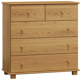 Fenyő komód 5s mélység 47 cm éger