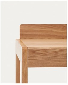 Íróasztal kőrisfa dekoros asztallappal 60x120 cm Arandu – Kave Home