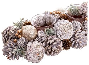 Műanyag-üveg gyertyatartó – Casa Selección