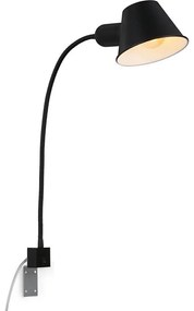 Briloner 2079-015 - Fali flexibilis lámpa 1xE27/10W/230V fekete