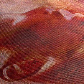 Kép - Egy női arc profilja (120x50 cm)