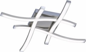 TRIO R62474107 ROUTE Modern LED Mennyezeti Lámpa Ezüst LED IP20