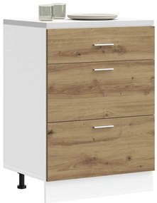 vidaXL “Lyon” konyhai alapszekrény Artisan Oak Engineered Wood