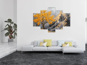Kép – Arany fa a hegyekben (150x105 cm)
