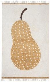 Törtfehér pamut gyerekszőnyeg 140 x 200 cm KHIDARI Beliani
