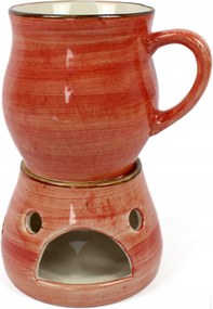 KerĂĄmia bögre 0,2 l-es, melegĂtĆvel Rustic Red