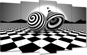 Festmények 100x60 Absztrakt Geometria