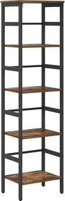 vidaXL Könyvespolc Füstölt tölgy 40 x 29,5 x 149 cm Faanyag