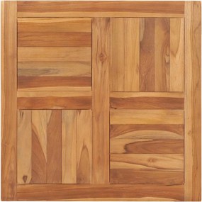 vidaXL tömör tíkfa asztallap 70 x 70 x 2,5 cm