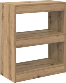 vidaXL Könyvespolc Artisan tölgy 60 x 30 x 72 cm Faanyag