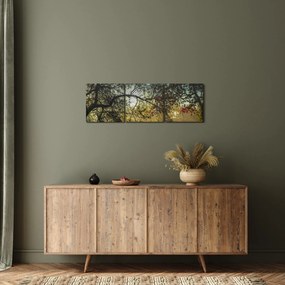 Napkelte képe (órával) (90x30 cm)