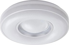 40.5 c m  átmérőjű Lindby Aaesha LED-mennyezeti  lámpa fehér/ezüst