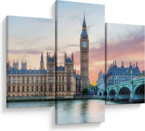 Kép - London pasztell színekben (90x60 cm)