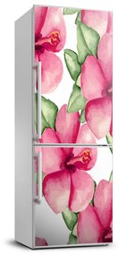Hűtő matrica Trópusi virágok FridgeStick-70x190-f-105950649