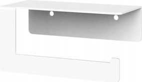 WC-papír tartó fehér Loft fém ipari fali W2-B