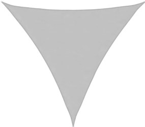 világosszürke 100% poliészter oxford szövet napvitorla 5x5x5 m