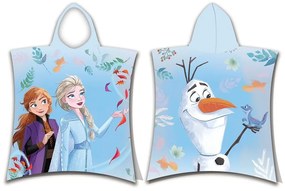 Kék frottír gyerek fürdőponcsó Frozen 2 – Jerry Fabrics