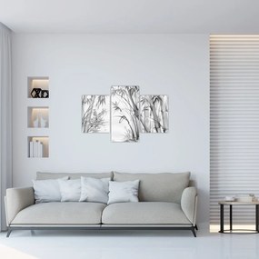 Kép - Bambusz erdő (90x60 cm)