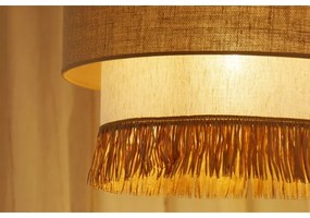 Brilagi - WINNETOU BOHO lógólámpa 1xE27/15W/230V, 45 cm, barna/krém