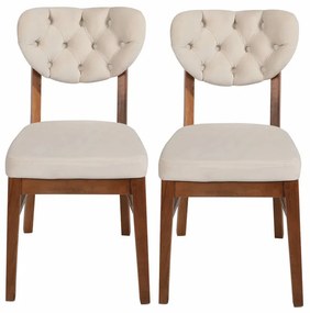 Elma Beige étkezőszék szett, 2 db
