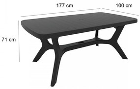 Balimore 4+1 kerti bútor garnitúra szett