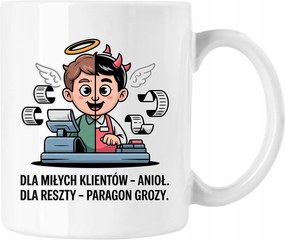 Bögre pénztáros mém vicc eladó 2 Fehér 330ml