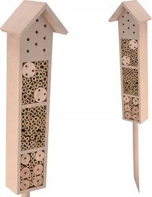 Rovarhotel Pillangó beszúrós barna 78cm Kerti dekoráció terasz