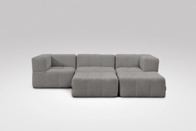 5 Dílná Modulární Pohovka – Šedá