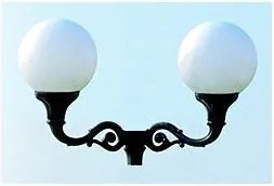 Novolux INDURA GLOBO 057E-G05X1A-02 Utcavilágítás lámpatest 2x105W/E27 IP65