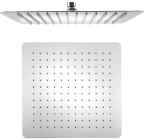 Sapho - Fejzuhany SLIM 30x30 cm csiszolt rozsdamentes