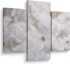 Kép - Fehér tollak (90x60 cm)