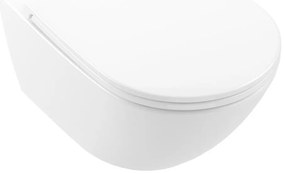 Villeroy & Boch 4670T901 - Függesztett WC SoftClose ülőkével SUBWAY kerámia/fehér
