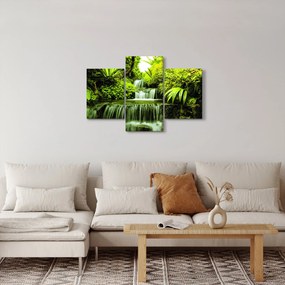 Kép - Indonéziai vízesések (90x60 cm)