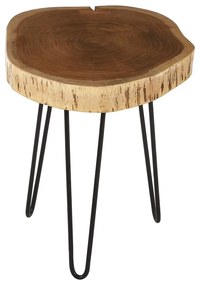 Tárolóasztal akácfa asztallappal 46x48 cm Nandri – Premier Housewares