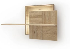 Valencia könyvespolc tölgy, antracit 120 x 69 cm