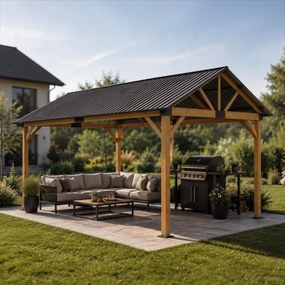 Avenberg PAVILIO Alumínium pergola - 5x3m, natúr