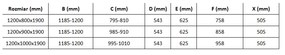 Mexen Omega 3 falas zuhanykabin 120 x 100 cm, 8mm átlátszó üveg - króm profil, 825-120-100-01-00-3S