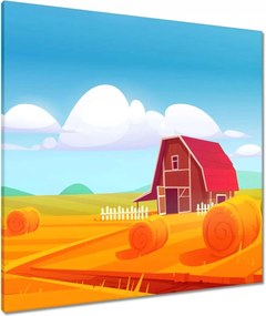 Vászonkép 80x80 Vidéki élet